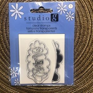 Studio G Clear Stamps Believe!